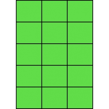 Etykiety A4 kolorowe 70x59,4 – zielone
