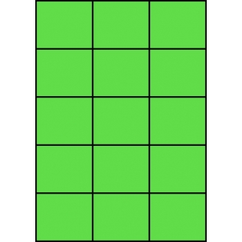 Etykiety A4 kolorowe 70x59,4 – zielone