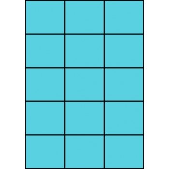 Etykiety A4 kolorowe 70x59,4 – niebieskie