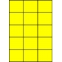 Etykiety A4 kolorowe 70x59,4 – żółte