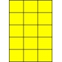 Etykiety A4 kolorowe 70x59,4 – żółte fluorescencyjne