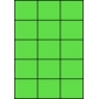 Etykiety A4 kolorowe 70x59,4 – zielone
