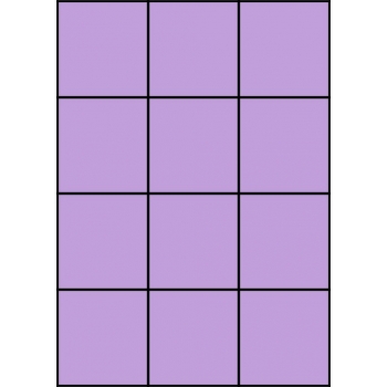 Etykiety A4 kolorowe 70x74 – fioletowe