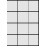 Etykiety samoprzylepne na arkuszach A4 - 70x74