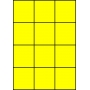 Etykiety A4 kolorowe 70x74 – żółte