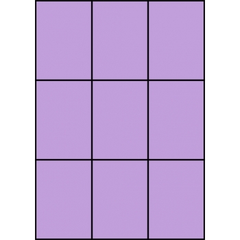 Etykiety A4 kolorowe 70x99 – fioletowe
