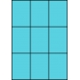Etykiety A4 kolorowe 70x99 – niebieskie
