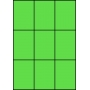 Etykiety A4 kolorowe 70x99 – zielone