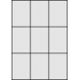 Etykiety samoprzylepne na arkuszach A4 - 70x99