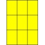Etykiety A4 kolorowe 70x99 – żółte