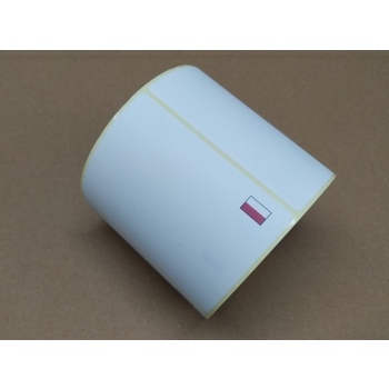 Etykieta termiczna 90x70 - 750 szt. Nadruk Flaga